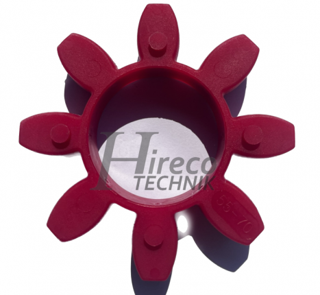 Spojka elastická 55/70 červená