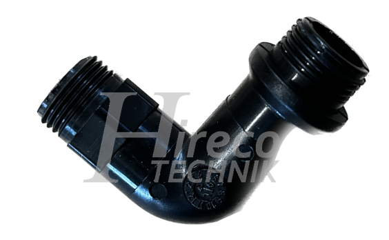 Koleno pre sací filter výška 40