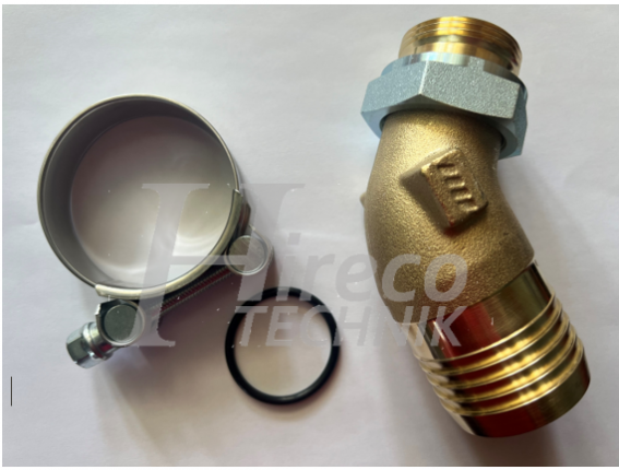 Koleno sania OMFB 45° G5/4"x50mm