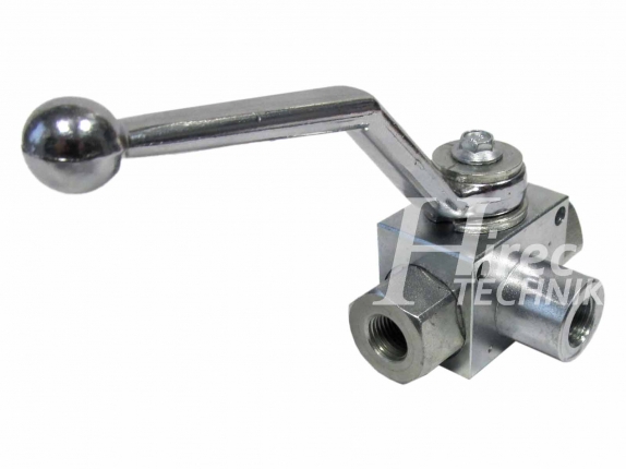 Guľový ventil trojcestný L RS 3 VIE 1/4